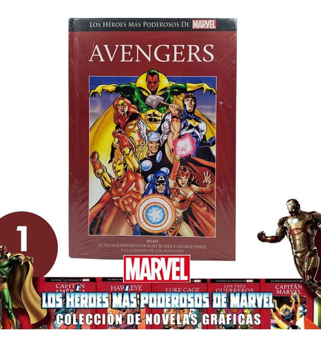 Novela Grafica Avengers Libro Marvel Comics Colección
