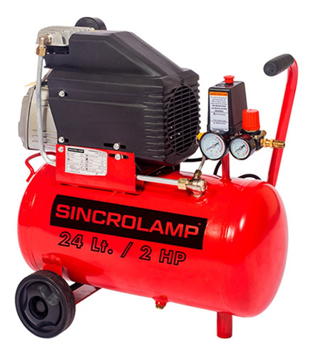 Compresor 24 Litros 2hp 116psi Sincrolamp Rex