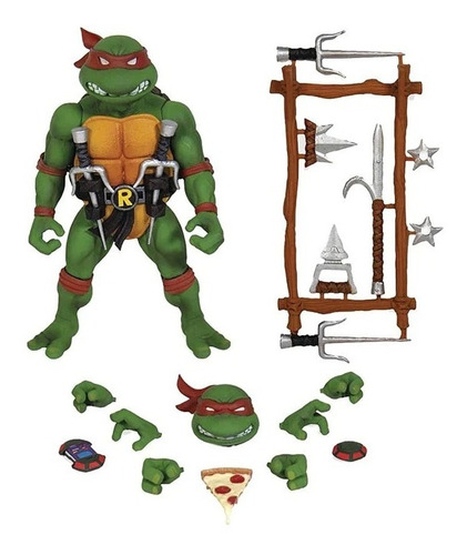 Super 7 Teenage Mutant Ninja Turtles Raphael & Leonardo
