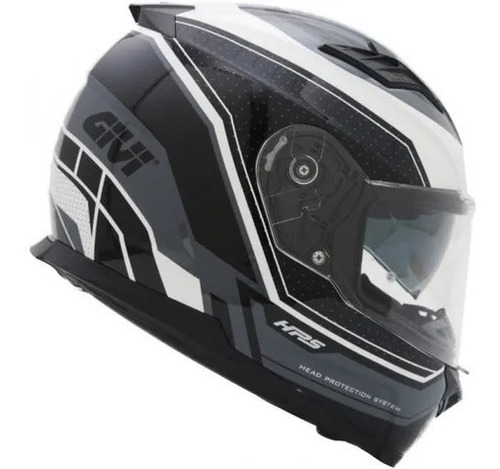 Capacete Esportivo Givi 50.5 Soul C/óculos Branco Preto Cinz Cor Branco/Preto/Cinza Tamanho do capacete 59-60L(G)