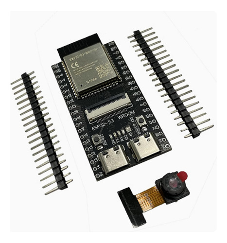 Placa De Desarrollo Esp32-s3 Wroom N16r8, Módulo De Cámara W