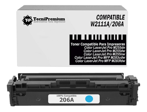 Toner 206a Genérico Para Laser Pro Pro Mfp M283cdw M283fdw 