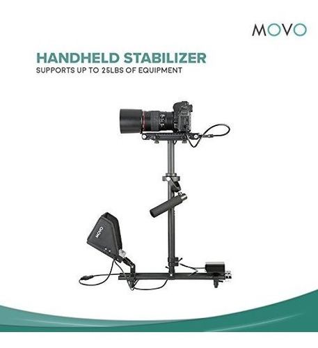 Imagen 4 de 6 de Paquete De Sistema Movo X100 Ultimate Steadycam: Incluye Est