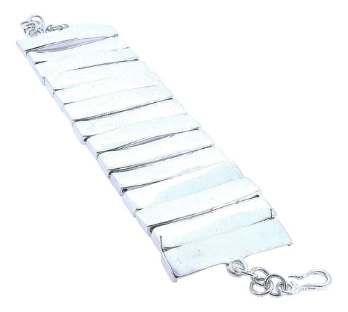 Pulsera Grande De Plata 925 Peso 58.5gr