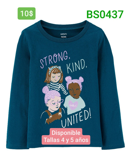 Suéter Para Niñas Bs0437