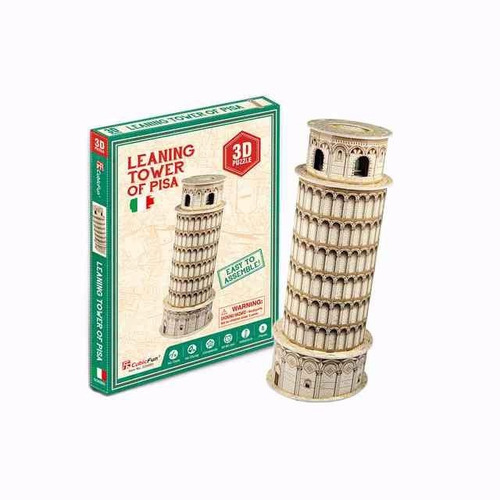 Puzzle 3d Leaning Tower Of Pisa 8 Pcs - Cubicfun
