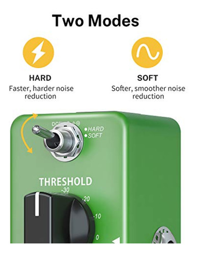 Pedales Guitarra Donner Noise Gate Pedal, Noise Killer Peda