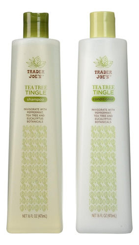 Champú Y Acondicionador Árbol Del Té De Trader Joe's, 16 Onz