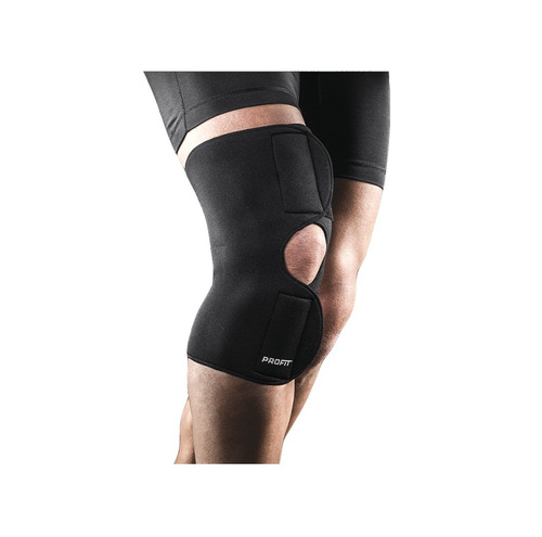 Rodillera Neoprene Alta Con Velcro Ptm R4 Abierta