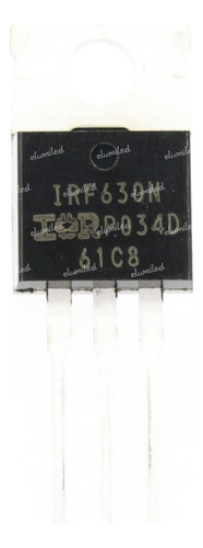 5 Transistores Irf630n Tr. Mos-fet N-ch 10a 200v .40 E