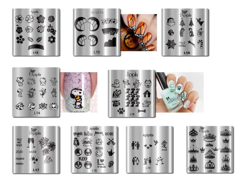 Placas E Carimbos De Unhas L - Grátis Carimbo De Unhas -