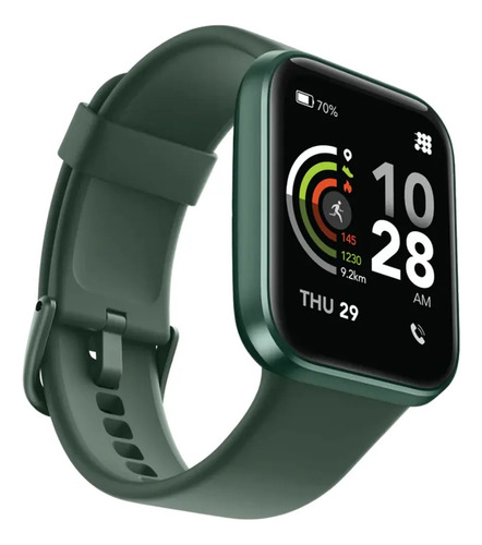 Reloj Smartwatch Cubitt Fitness Verde Resistente Agua Febo