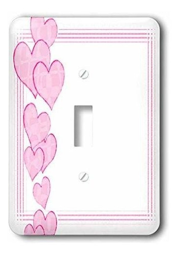 3drose Llc Lsp_9365_1 Plantilla De Corazones Rosas, Interrup