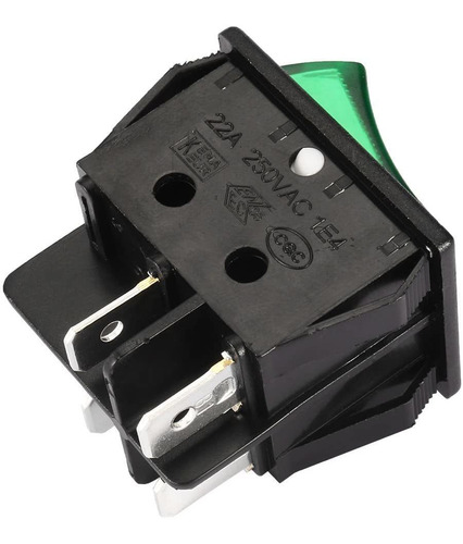 Barco Luz Uxcell 10pcs Ca 20a / 22a 125v / 250v Dpst 4p De E