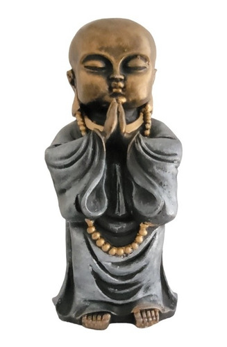 Buda Monje Del Agradecimiento. Parado 31 Cm