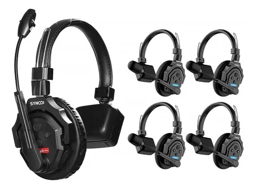 Fone 5 Headset Intercomunicador Synco Xtalk X5 Completo | Frete grátis