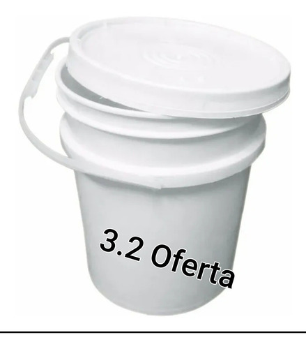 Tobos Cuñetes Plasticos 3 Verd