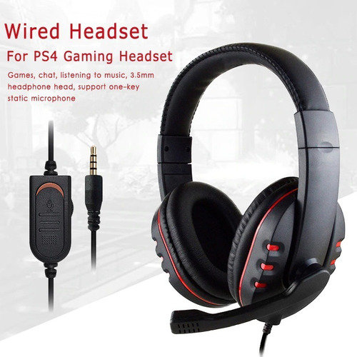 Auriculares Audífonos Alámbrico Gamer Ps4 Xbox Tablet Telefo