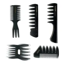 Comprar Set 5 Peines Textura Ideal Para Peinados Barbería Peluquería