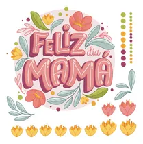 Comprar Decoración Dia De La Madre 03 Gde Aparador Vinil 10 De Mayo Color Multicolor