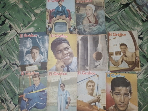 Lote De 10 Revistas * El Grafico * Diferentes Del Año 1961