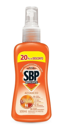 Repelente Em Spray Sbp 100ml