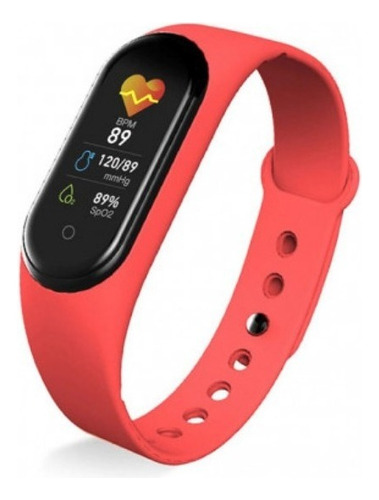 Reloj Smart Watch Mi Band M6 Fox Rojo