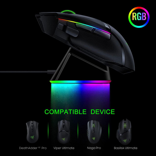Dock De Carga Compatible Con Razer Mouse Viper Ultimate Naga