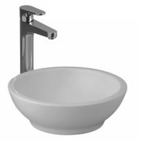 Imagen 1 de 2 de Bacha de baño de apoyar Ferrum Tori L242K blanco