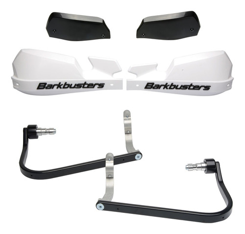 Cubre Manos Aluminio Ktm Duke 200 Blancos