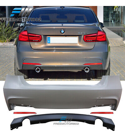 Fits 12-18 Bmw F30 M-tech M Sport  4dr Sedan Rear Bumper Zzg