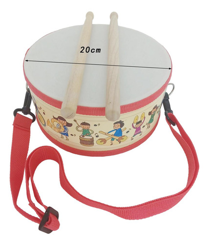 Juego De Batería Para Niños, Tambores De Juguete De Madera