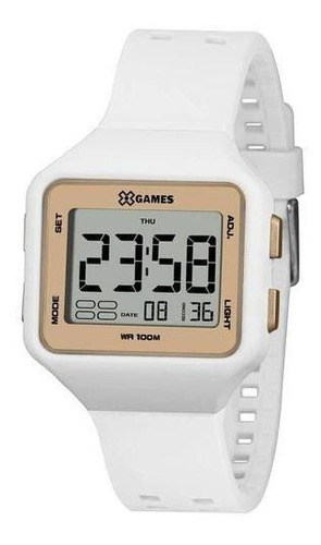 Relógio X-games Xlppd038 Bxbx Feminino Branco