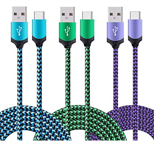 Cable Usb Tipo C, Cable De Carga Del Cargador Del Teléfono F