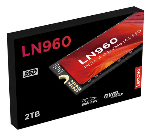 Unidad Ssd Lenovo Ln960 2tb M.2 Nvme Gen4 5sd1n53072 Color Calido