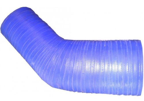 Mangueira Mangote Silicone Azul 2  X 2  45º Turbo