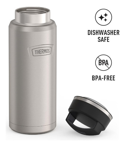 Botella Agua Acero Inoxidable Gris Thermos Icon Series