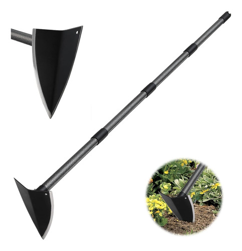 Herramienta De Jardín Triangular Con Mango De 152 Cm