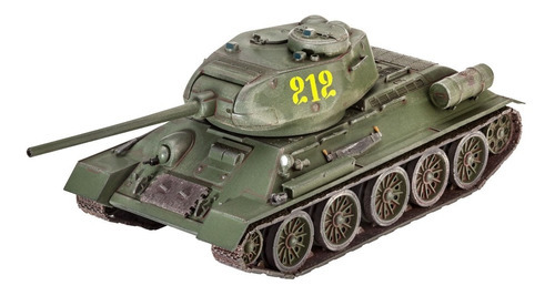 Tanque soviético T-34/85 Segunda Guerra - 1/72 - Rev 03302