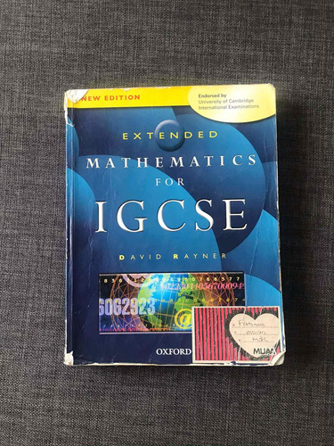 Extender Mathematics For Igcse. Oxford