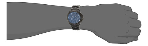 Reloj Pulsera Quantum Hng889.650 Del Dial Negro