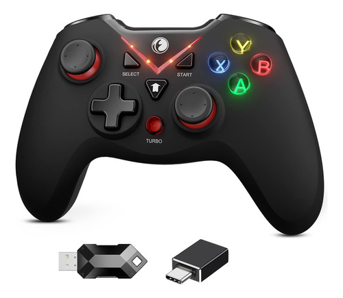 Vone - Controlador De Juegos Inalámbrico 2.4g, Joystick De D