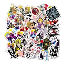 Comprar Pack 50 Stickers Adhesivo Anime Nanatsu No Taizai 7 Pecados