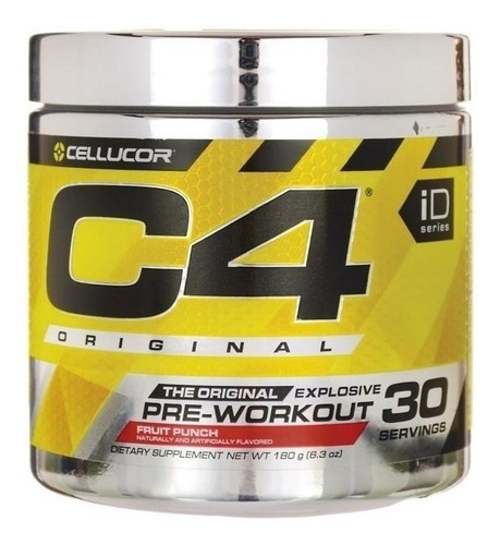 C4 Cellucor Original. 30 Servicios. Explosive Pre Workout