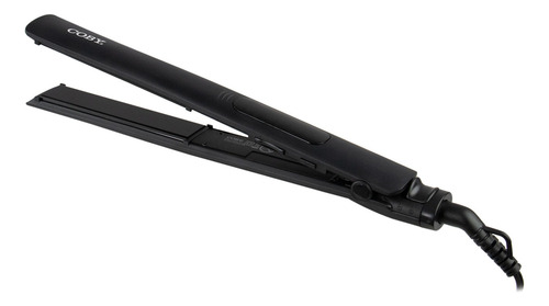 Planchita De Pelo Digital Cerámica 205°c Coby Negro Negro