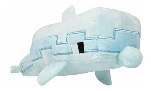 Jinx Minecraft Aventura Del Delfín De Peluche Rellenos, Azul