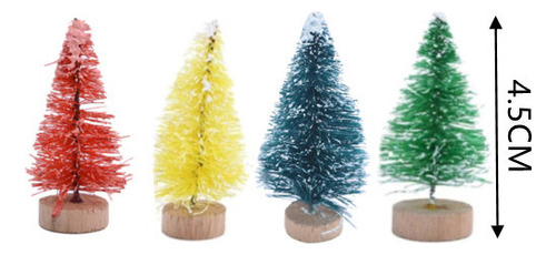 Árbol De Navidad Pequeño Hecho A Mano, 48 Unidades, De Pino