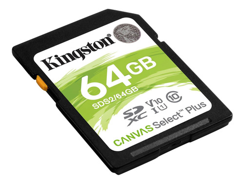 Tarjeta De Memoria Sd Kingston Canvas Select Plus 64gb