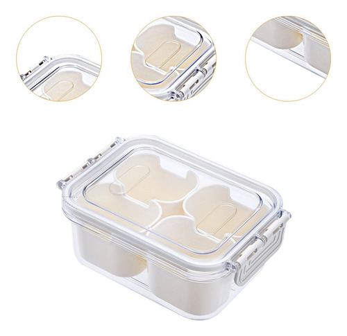 Bandeja Para Servir Dividida, Caja Con Compartimentos,