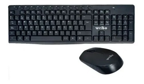 Teclado Y Mouse Wb-8012 2.4ghz - Wireless Suit Marca Weibo